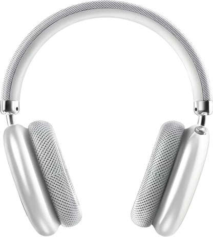 ZTOZ Wireless Headphones Over-Ear Headphones Active Noise Cancelling Bluetooth Headphones with Microphones 42 Hours Playtime HiFi Audio Adjustable Headphones for iPhone/Android/Samsung - Silver