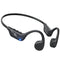 MRYTKY Bone Conduction HeadphonesOpen Ear Headphones Bluetooth5.4 with MicWireless Headphones 10H Playtime Waterproof Sport Headphones Suitable for RunningCycling Outdoor Sports Black