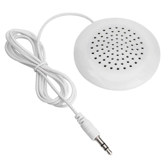 Yosoo Pillow Speaker DIY Pillow Speaker 3.5mm Mini Stereo Speaker Speakers for Sleeping Mini Portable Stereo Speaker Headphones for MP3 Phone Portable CD